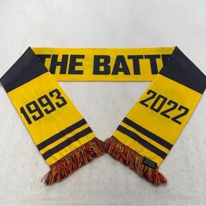 Charleston Battery Yellow Black Scarf Polyester Soccer